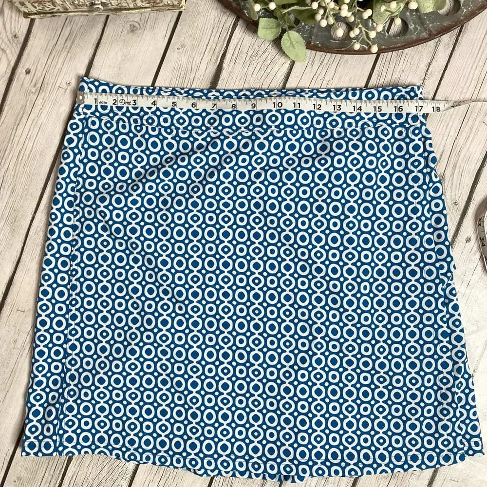 Ripskirt Hawaii Navy Circle Print Mini Skirt